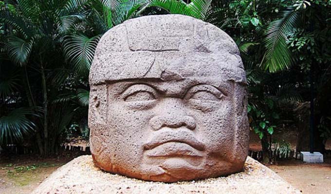 Olmec giant heads