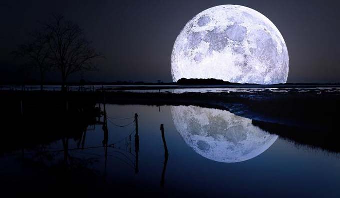 Moon inhabits Earth