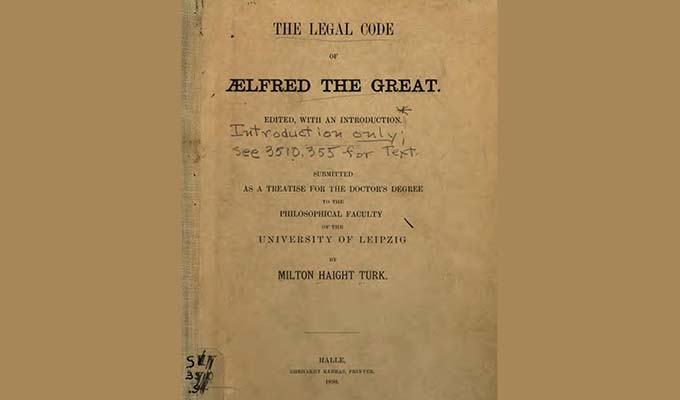 The legal code of Alfred the Great