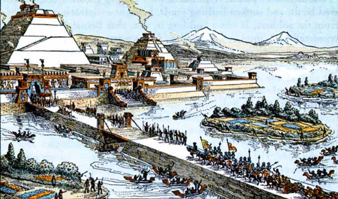 The road to Tenochtitlan