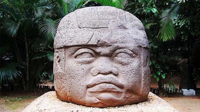 Olmec giant heads