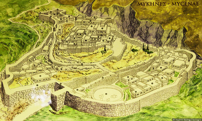 Древнейший город Греции -Микены