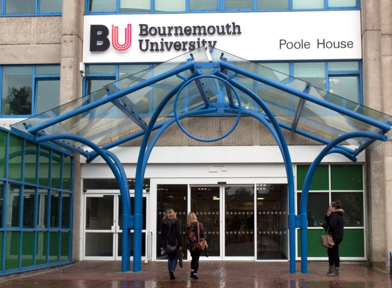 Bournemouth University, Dorset, England