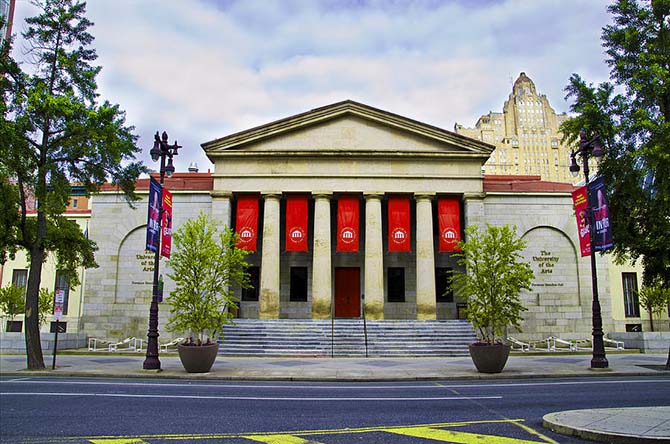 University of the Arts, the city of Philadelphia, Pennsylvania